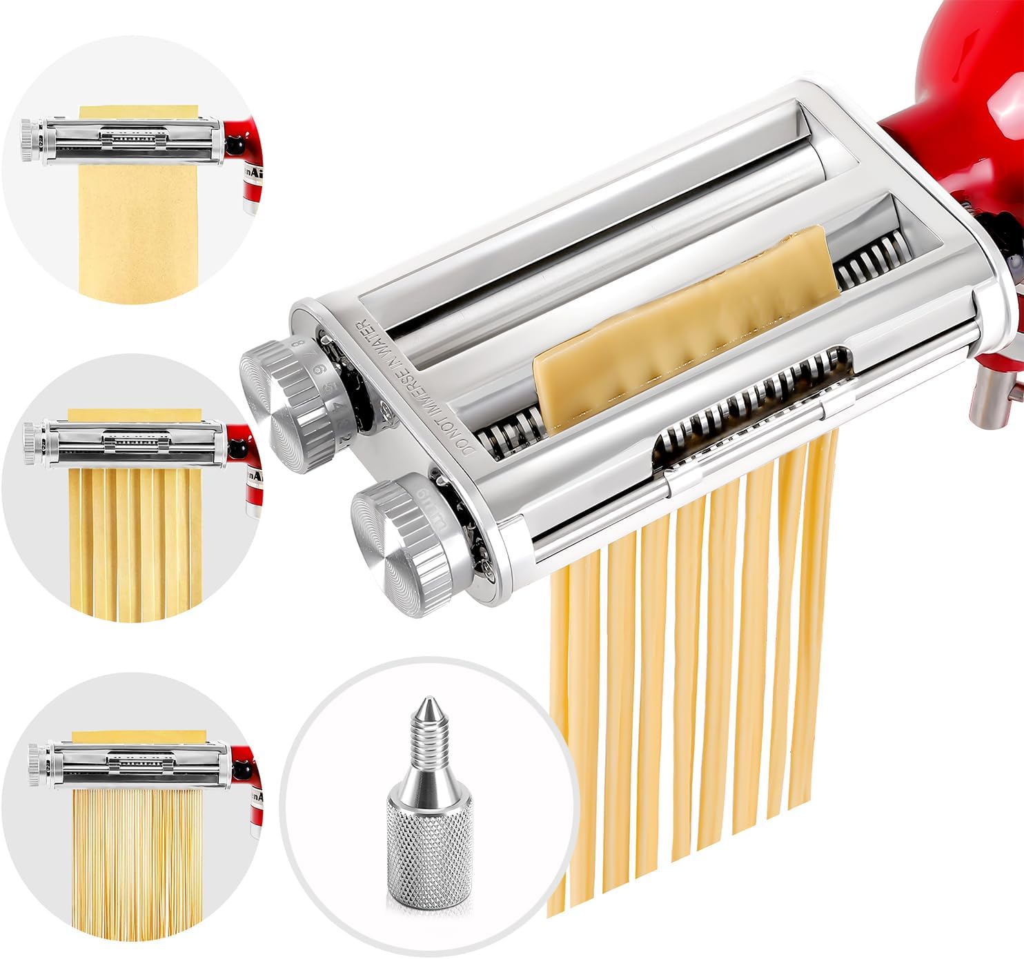 Kitchen Gadgets Mixer - Accessoire de coupe-pâtes 3-en-1 pour batteur