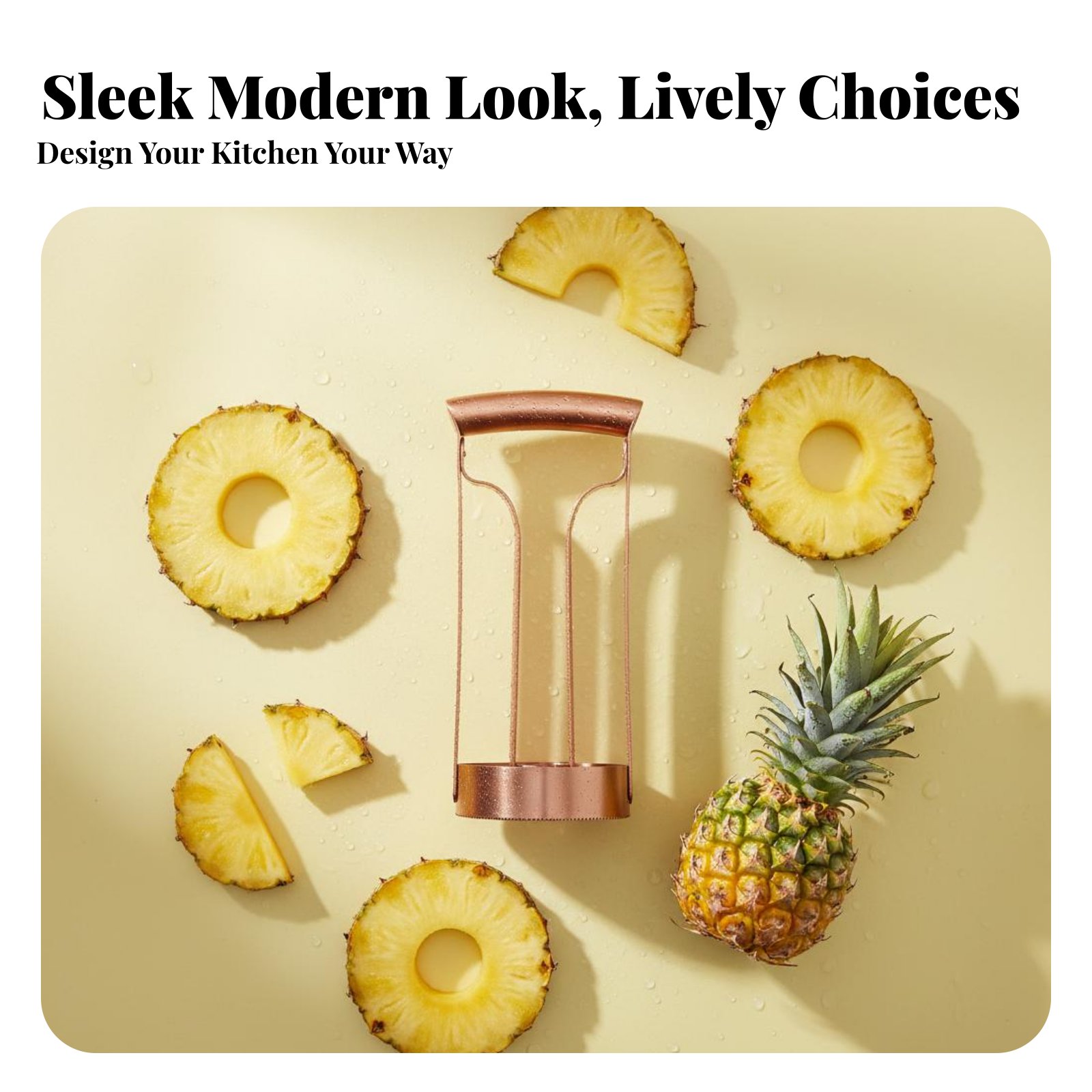 Kitchen Gadgets Useful - Coupe-ananas en acier inoxydable pour retirer