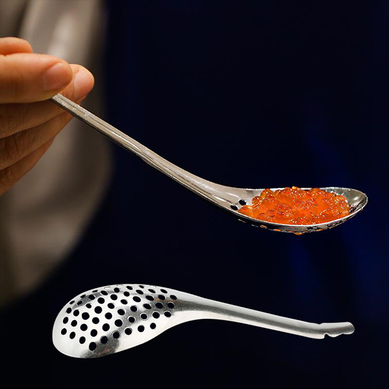 Kitchen Gadgets Useful - Cuillère à Caviar 56 trous, Gadgets