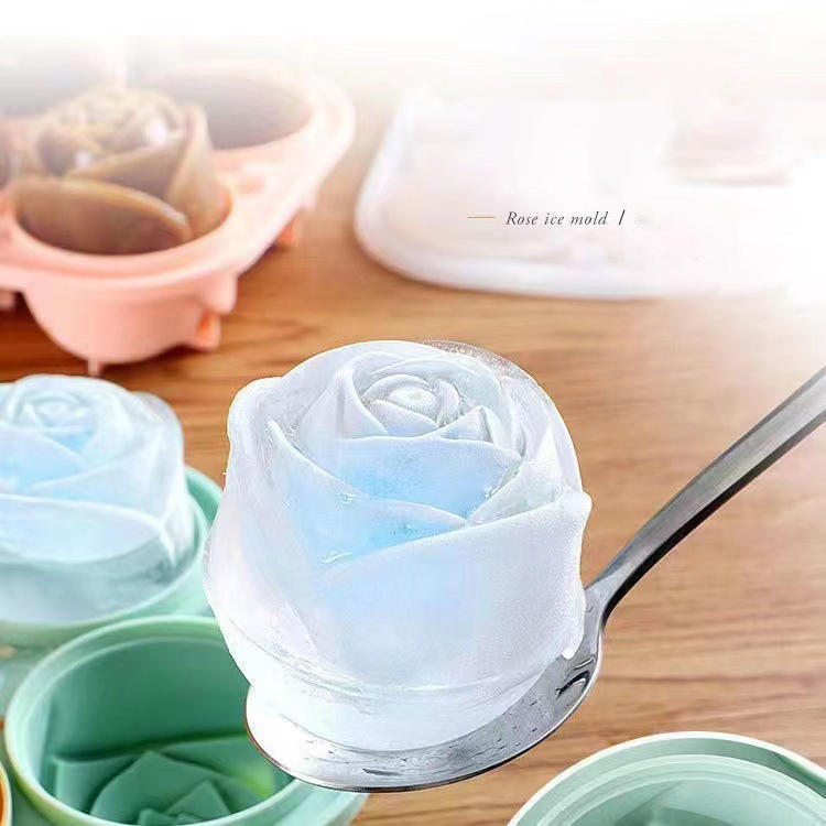 Kitchen Handy Gadgets - Moules à glace Rose 3D, 4