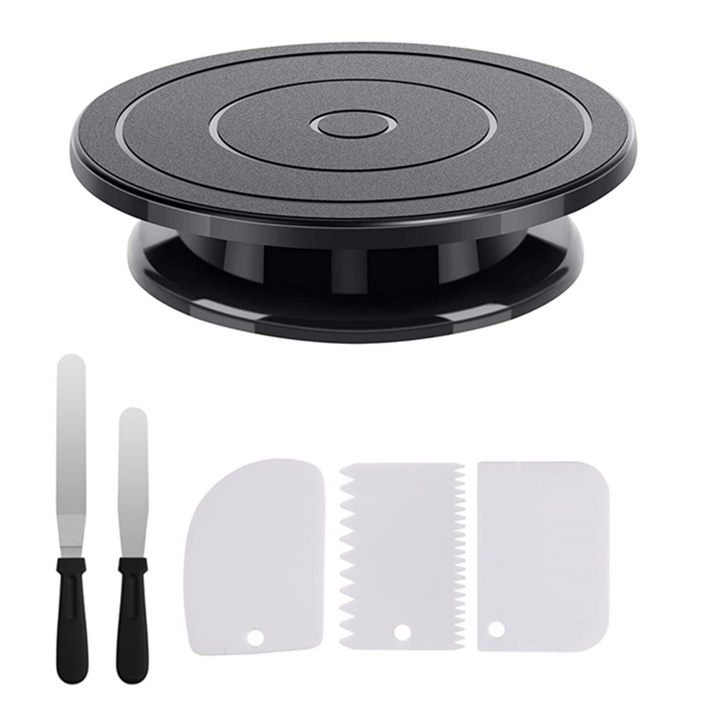 Cake Decorating Turntable - Plateau tournant à gâteaux avec 2