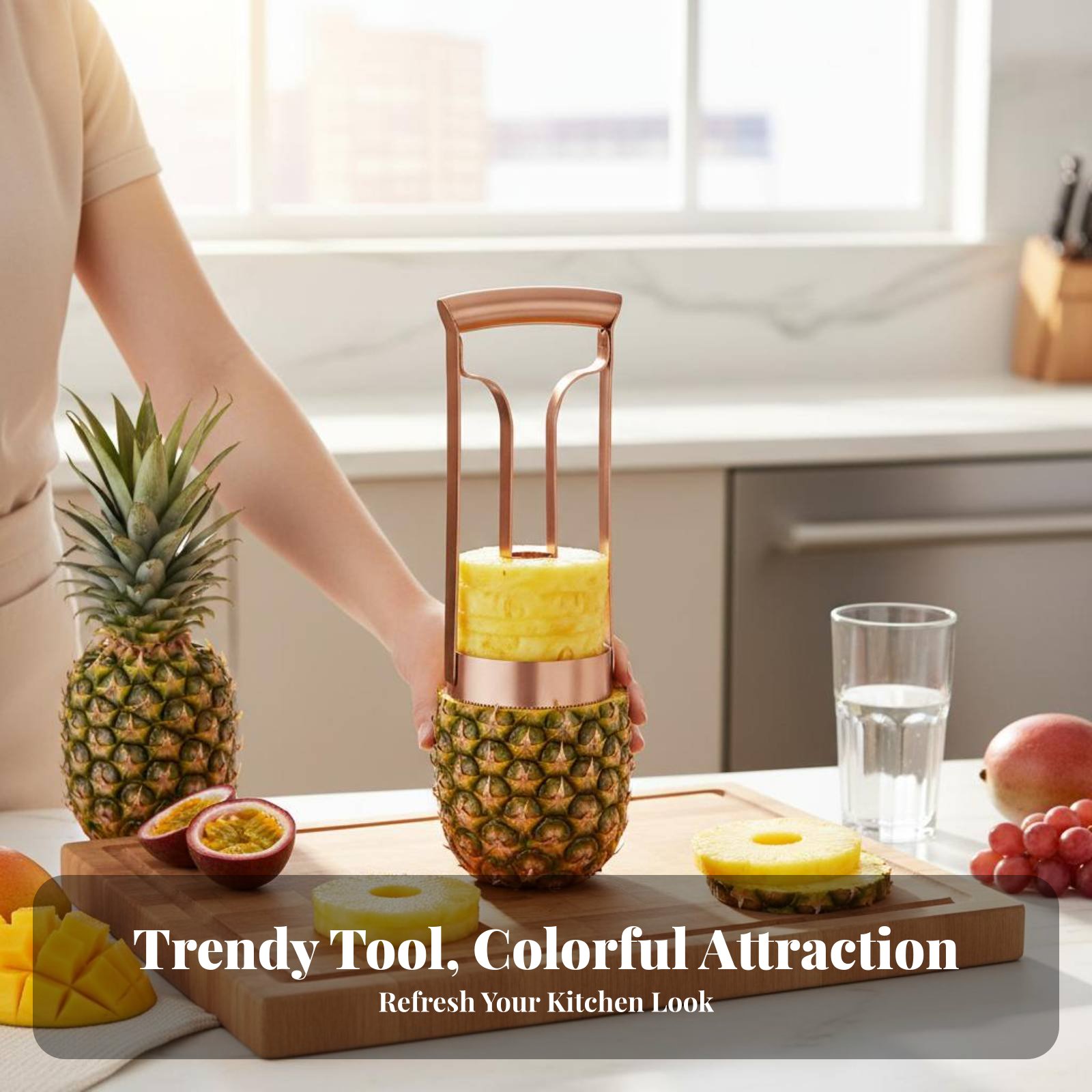 Coupe-ananas en acier inoxydab - Kitchen Gadgets Useful avis et prix