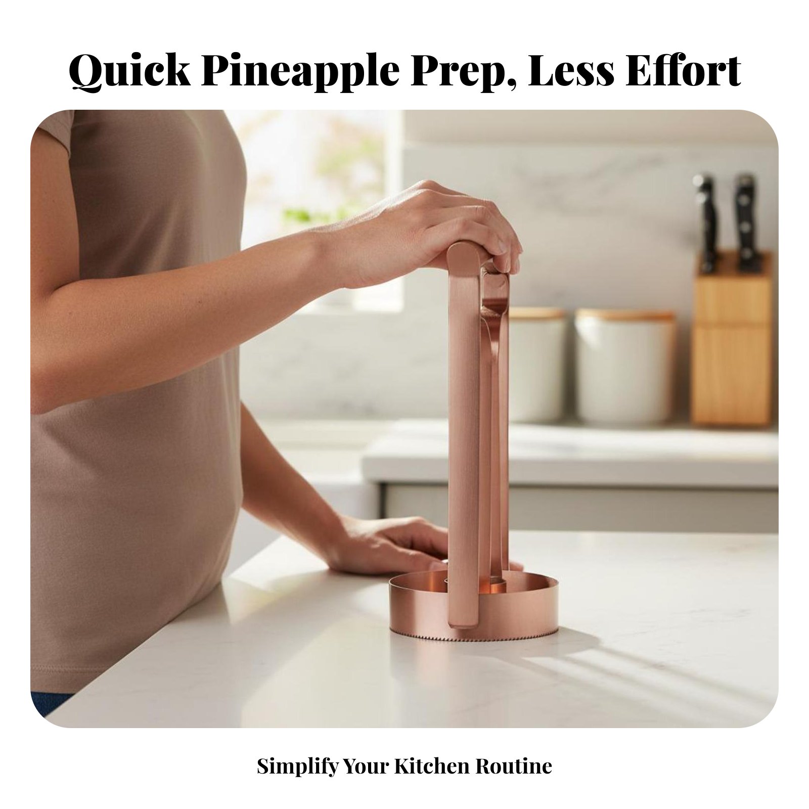 Coupe-ananas en acier inoxydab - Kitchen Gadgets Useful avis et prix