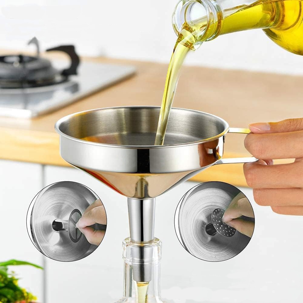 Entonnoir à huile de cuisson e - Kitchen Handy Gadgets avis et prix