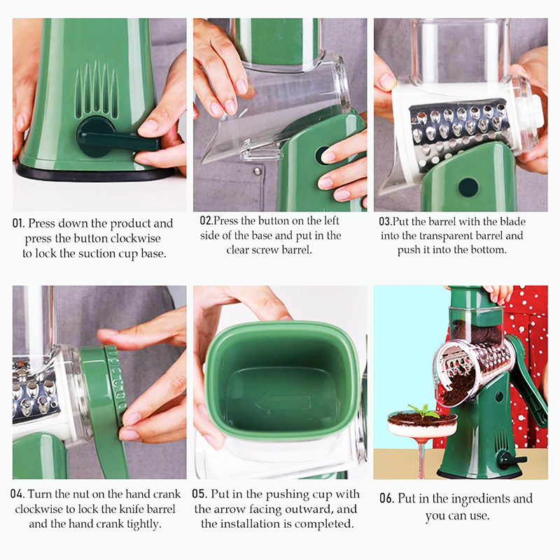 LMETJMA 5 en 1 râpe à fromage  - Mandoline Slicer avis et prix