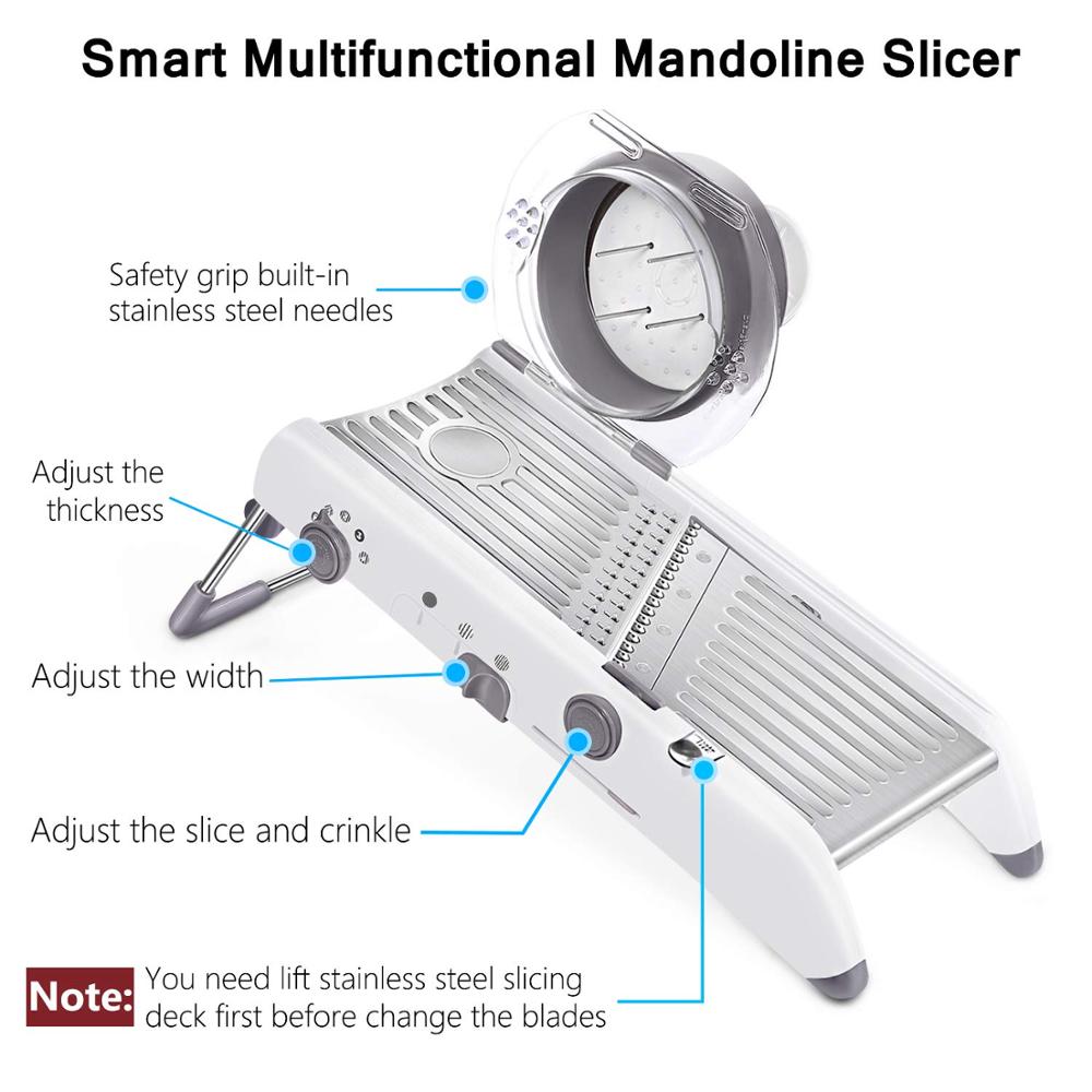LMETJMA 18 Types réglable Mand - Mandoline Slicer avis et prix