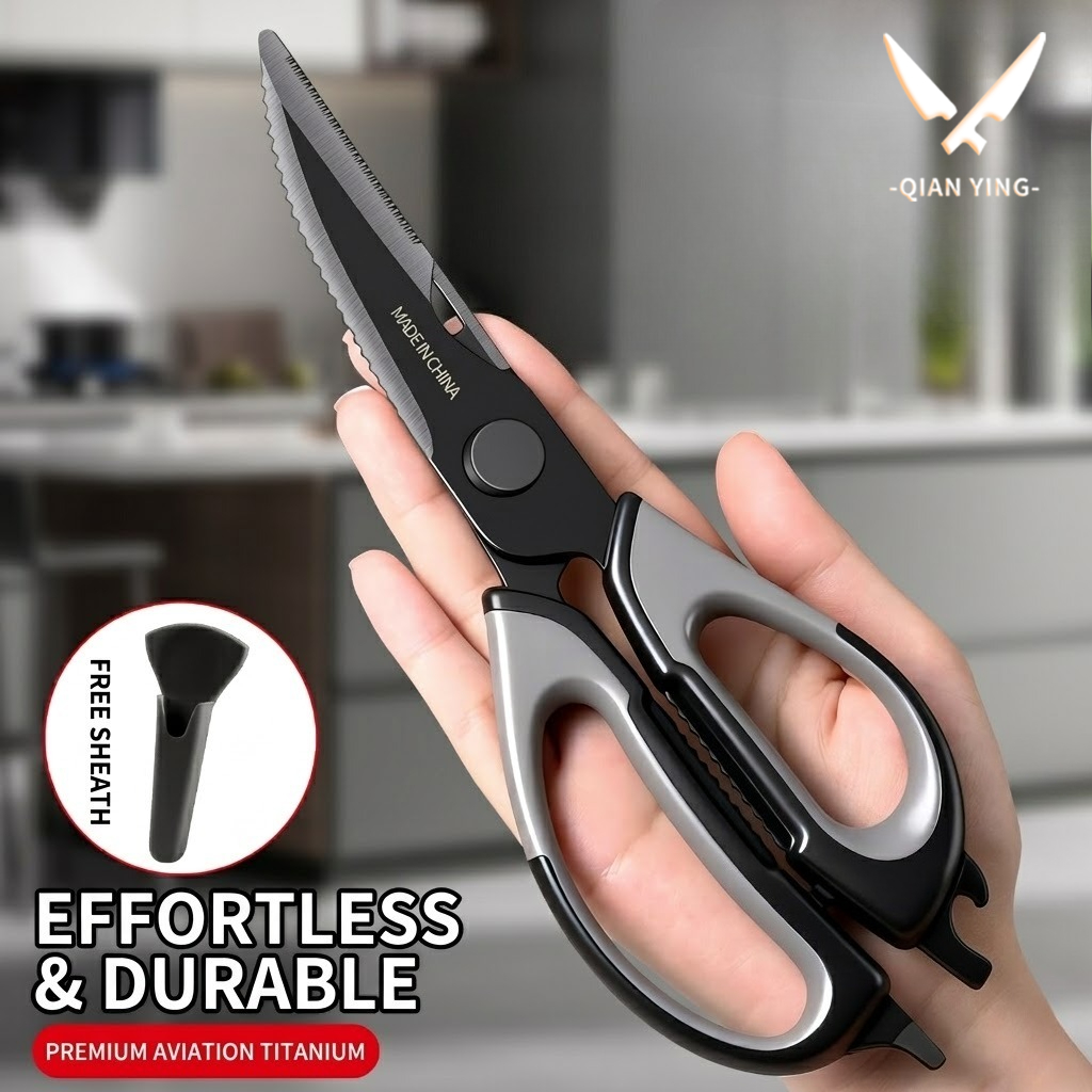Ciseaux de cuisine en titane p - Kitchen Handy Gadgets avis et prix
