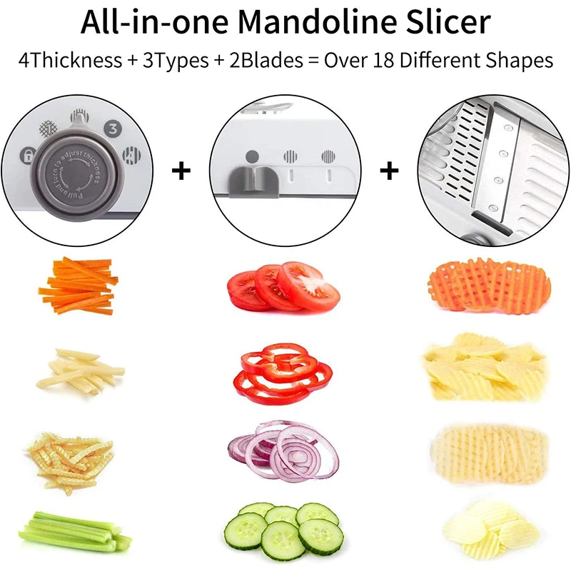 Mandoline en acier inoxydable, - Mandoline Slicer avis et prix