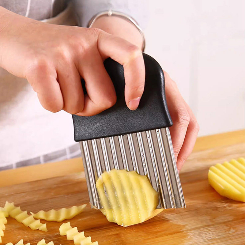 Coupe-légumes ondulé en acier  - Kitchen Gadgets Vegetable Chopper avis et prix
