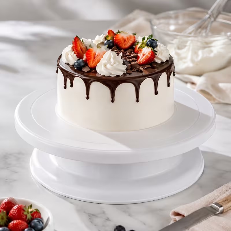 Un plateau tournant pour gâtea - Cake Decorating Turntable avis et prix